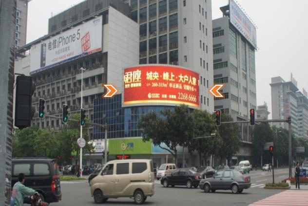 东莞南城鸿福电信大楼led广告.jpg 东莞南城鸿福电信大楼led广告.jpg
